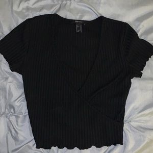 Womens forever 21 black top